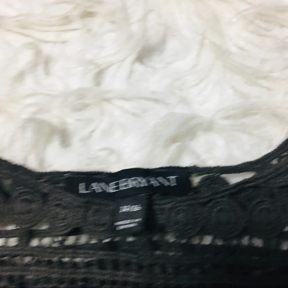Lane Bryant Bohemian Crochet Olive Green Size 14 - Picture 12 of 13